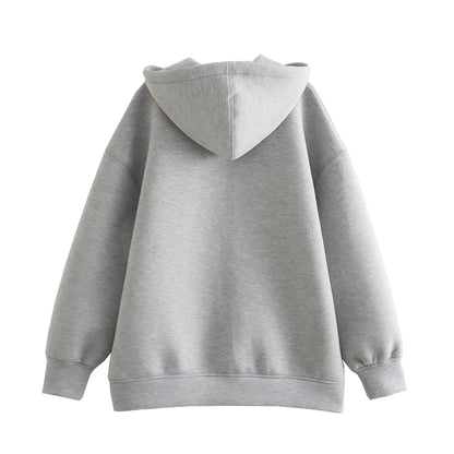 New Streetwear Fashion Grey Hoodies