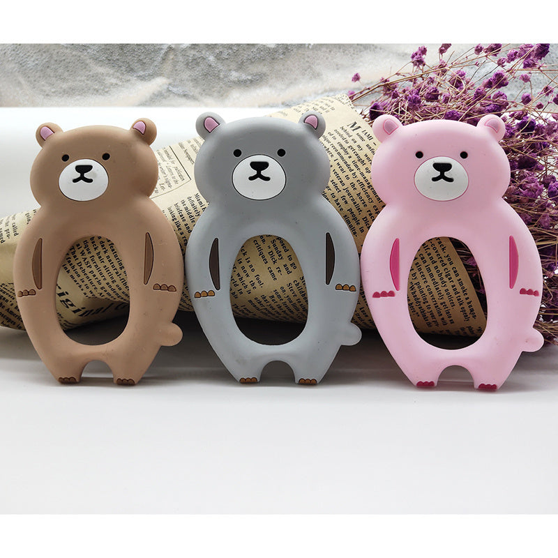 Baby Silicone Teether – Gentle Relief & Sensory Development