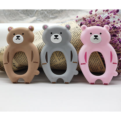 Silicone Baby Teether – Safe & Soft Teething Toy for Infants 3+ Months