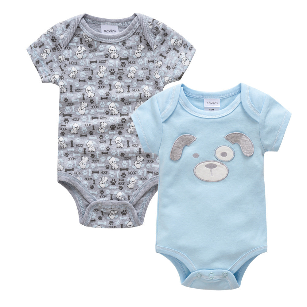 Soft Cotton Triangle Baby Climbing Romper – Seamless Comfort for Newborns