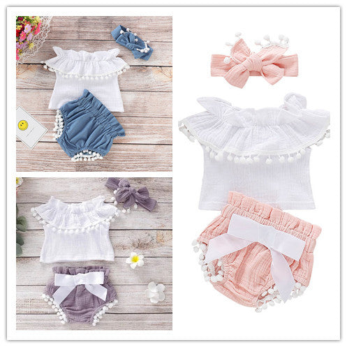 Soft Cotton Sleeveless Set for Girls – Stylish & Comfortable