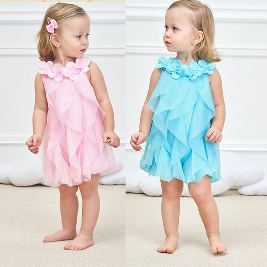 Sleeveless Summer Dress for Baby Girls – Cotton, Soft & Breathable