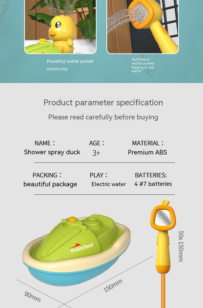 Cute Battery-Operated Water Spray Duck Toy – Splash & Play Fun!