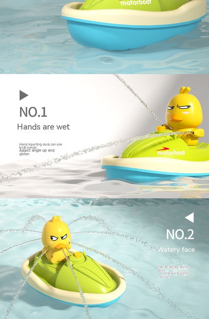 Cute Battery-Operated Water Spray Duck Toy – Splash & Play Fun!
