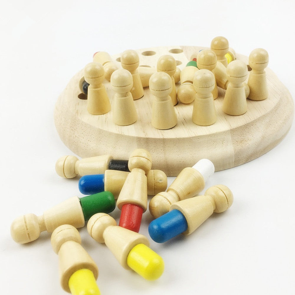 Memory Match Stick Chess – Stimulate Imagination & Color Recognition