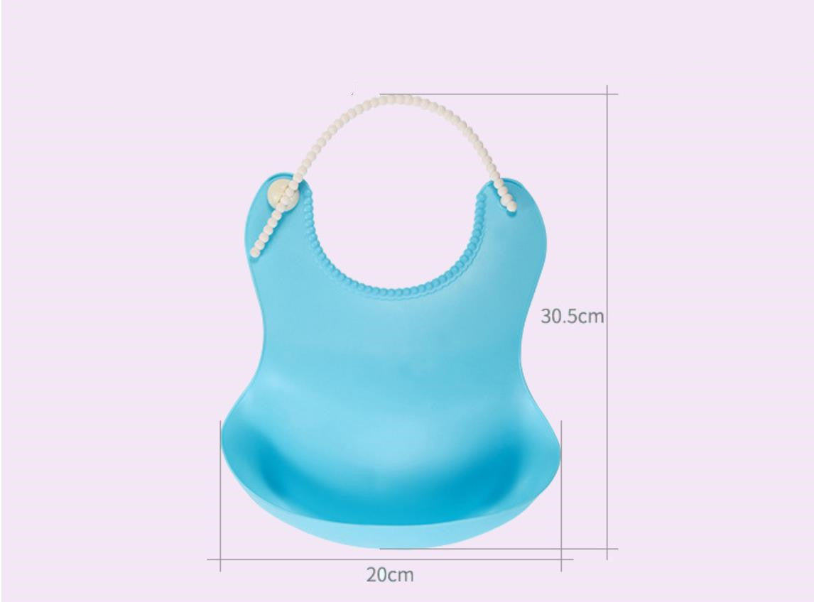 Disposable Silicone Baby Bib – Adjustable & Waterproof