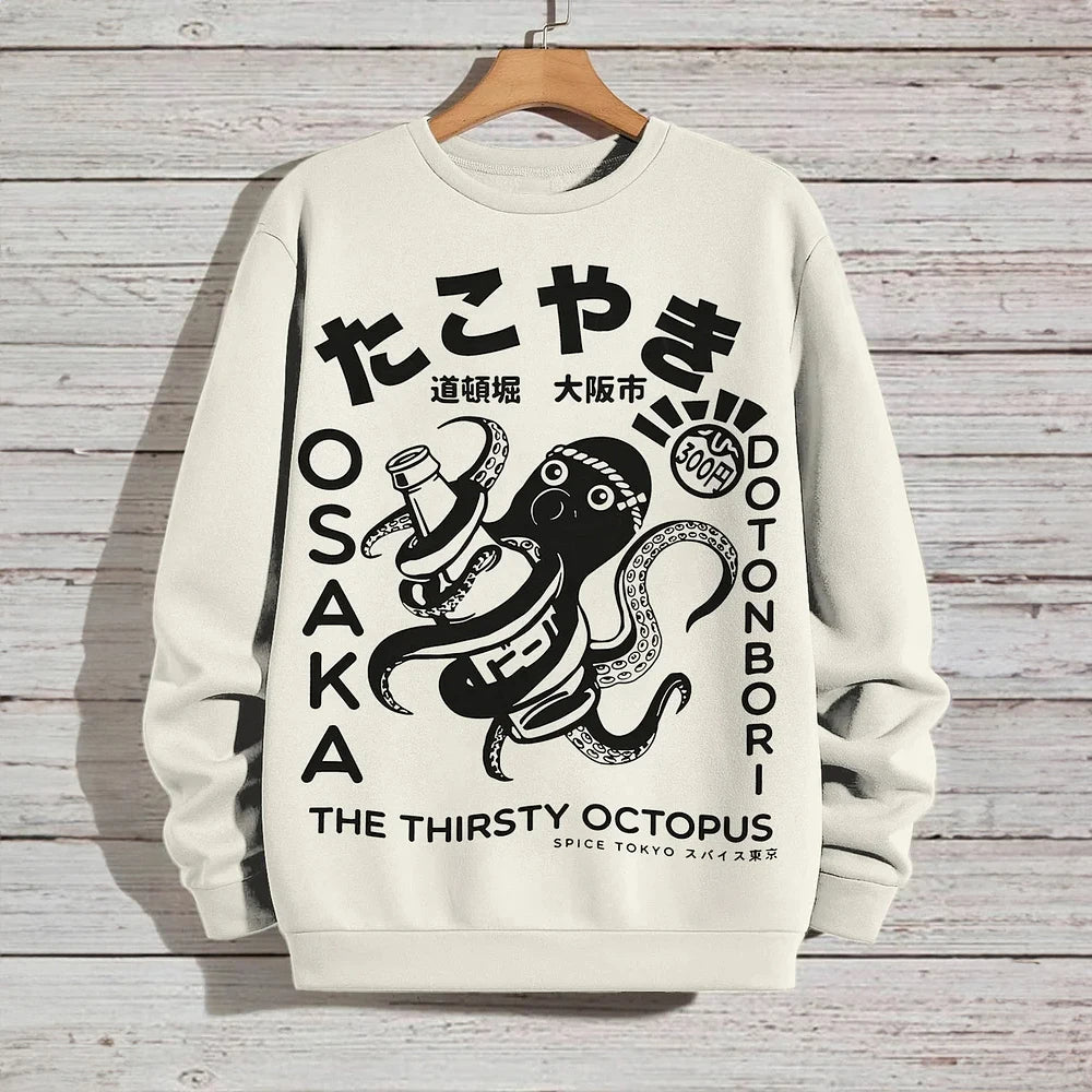 OSAKA JAPAN Printed Cool Sweatshirts