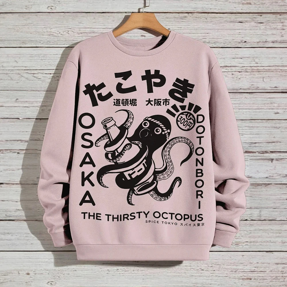 OSAKA JAPAN Printed Cool Sweatshirts