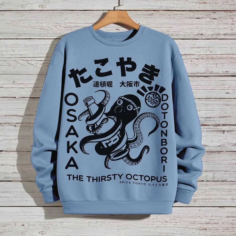 OSAKA JAPAN Printed Cool Sweatshirts