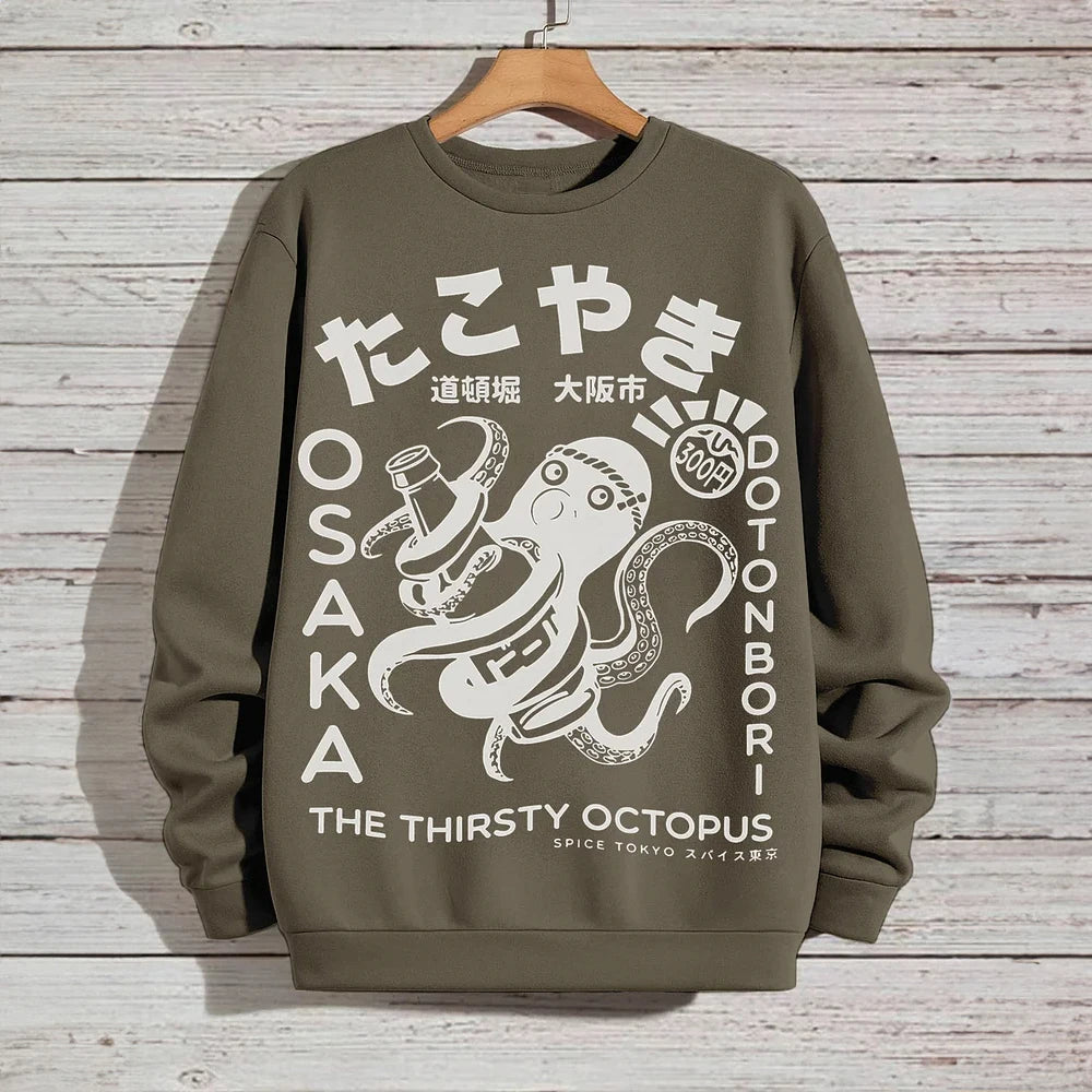 OSAKA JAPAN Printed Cool Sweatshirts