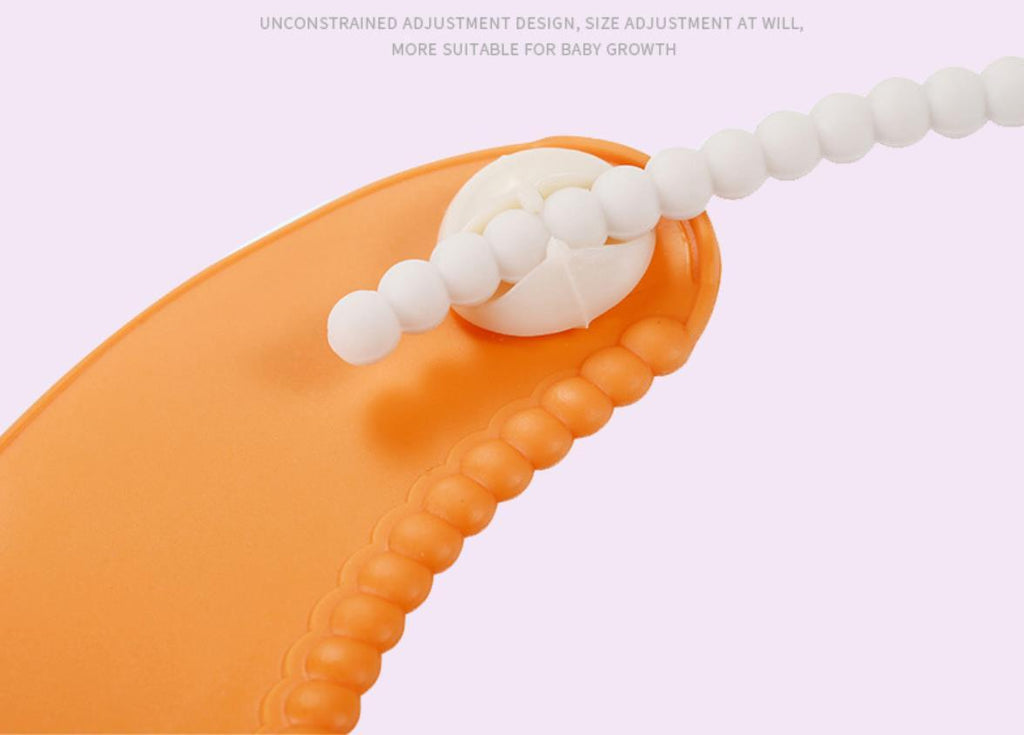 Disposable Silicone Baby Bib – Adjustable & Waterproof