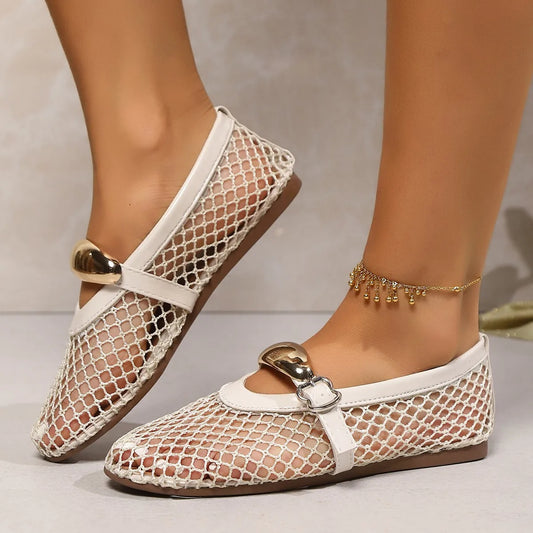Best Summer Comfort for Feets Women Mesh Ballet Flats