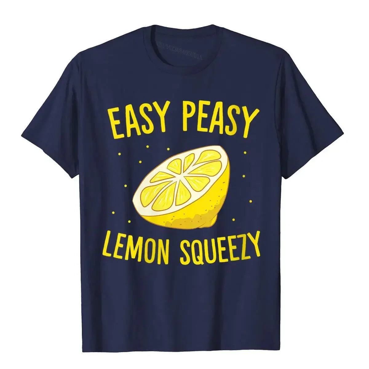 Women's "Easy Peasy Lemon Squeezy" T-Shirt – Funny Lemonade Graphic Crewneck Tee | Cotton Summer Top for Men & Women