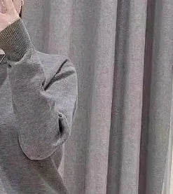 2025 Herbst Damen Grau Patchwork Kragen Pullover – Langarm Winter Warme Kleidung mit Stickerei Damen Tops