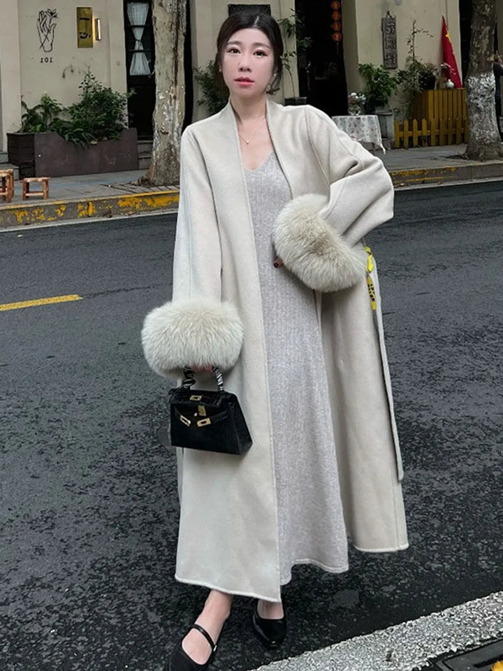 Wool Blend Long Coats