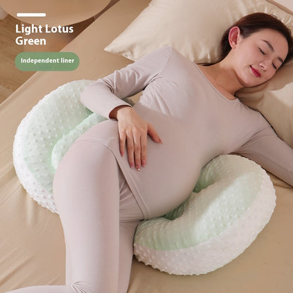 Multifunctional U-Shaped Maternity Pillow – Waist & Side Support for Pregnancy