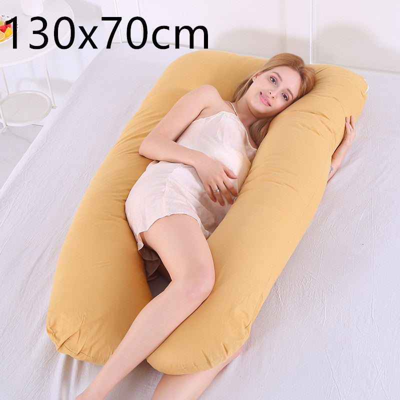 Pregnancy & Maternity Body Pillow – Full Body Support with Removable Cotton Cover