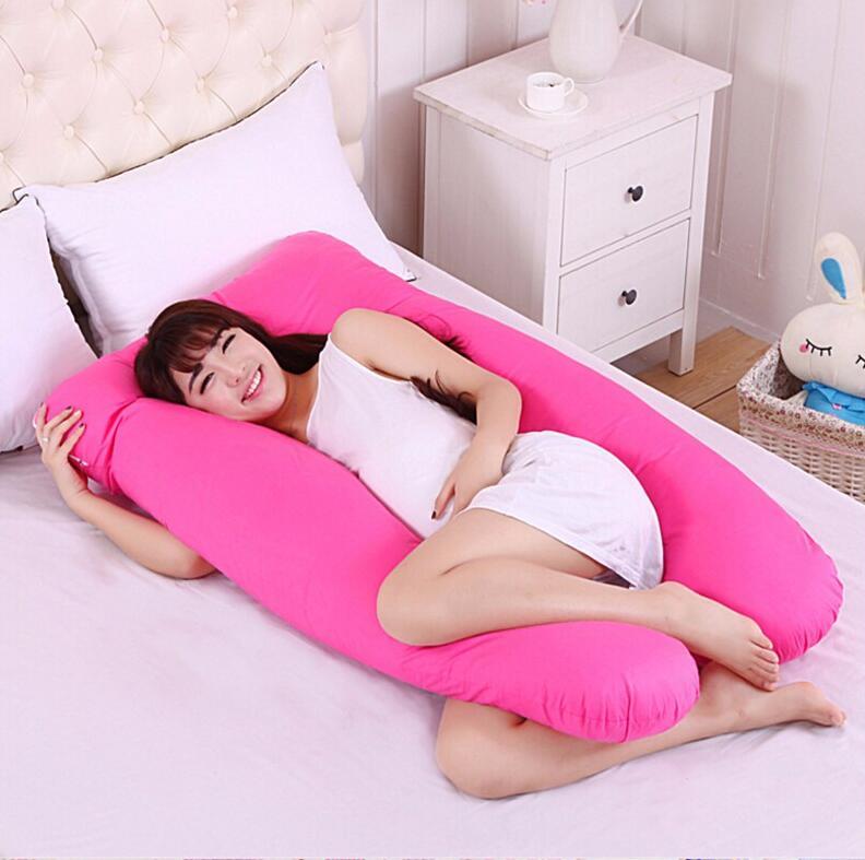 Pregnancy & Maternity Body Pillow – Full Body Support with Removable Cotton Cover