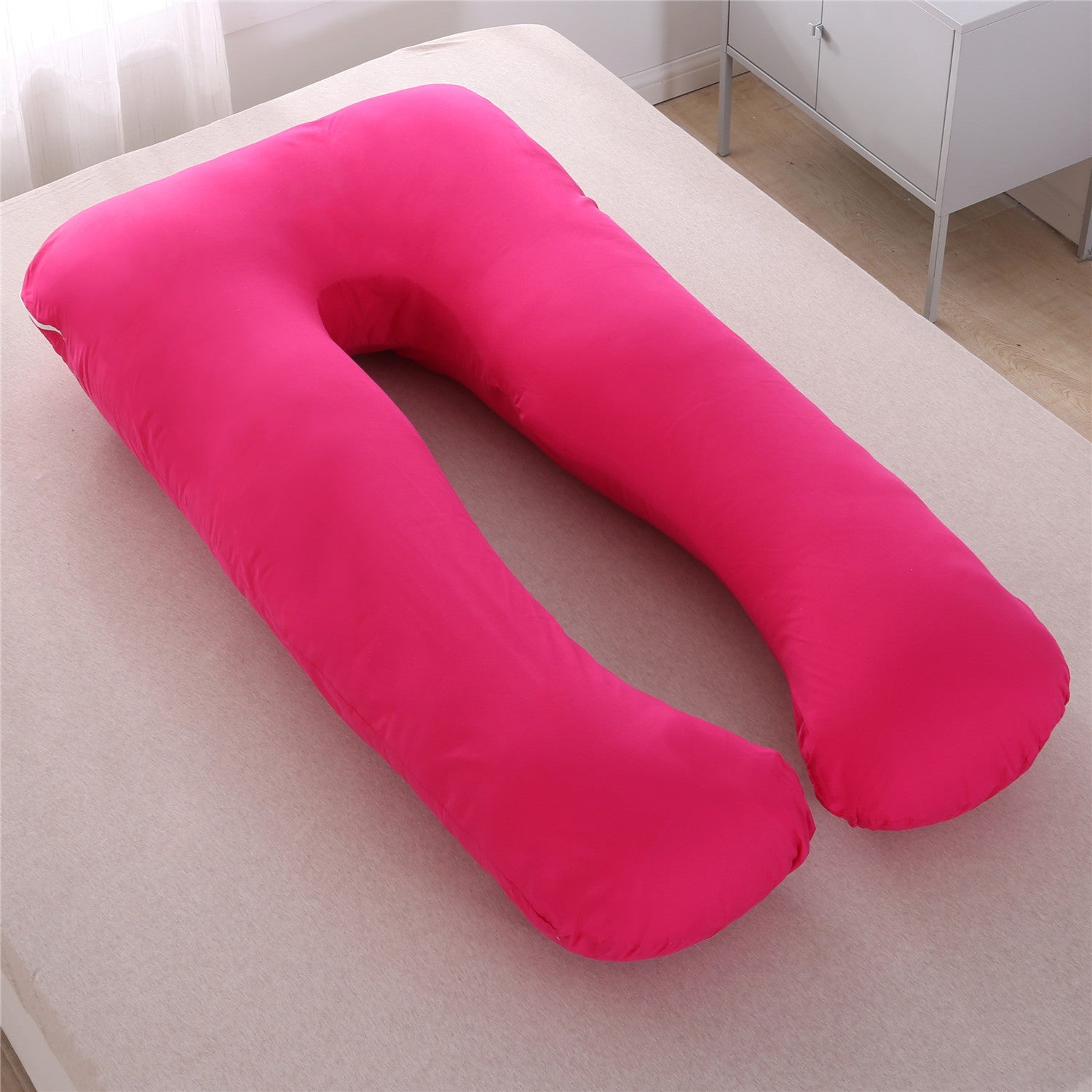 Full Body Maternity Pillow – Removable & Washable U-Shape Support for Pregnancy Comfort