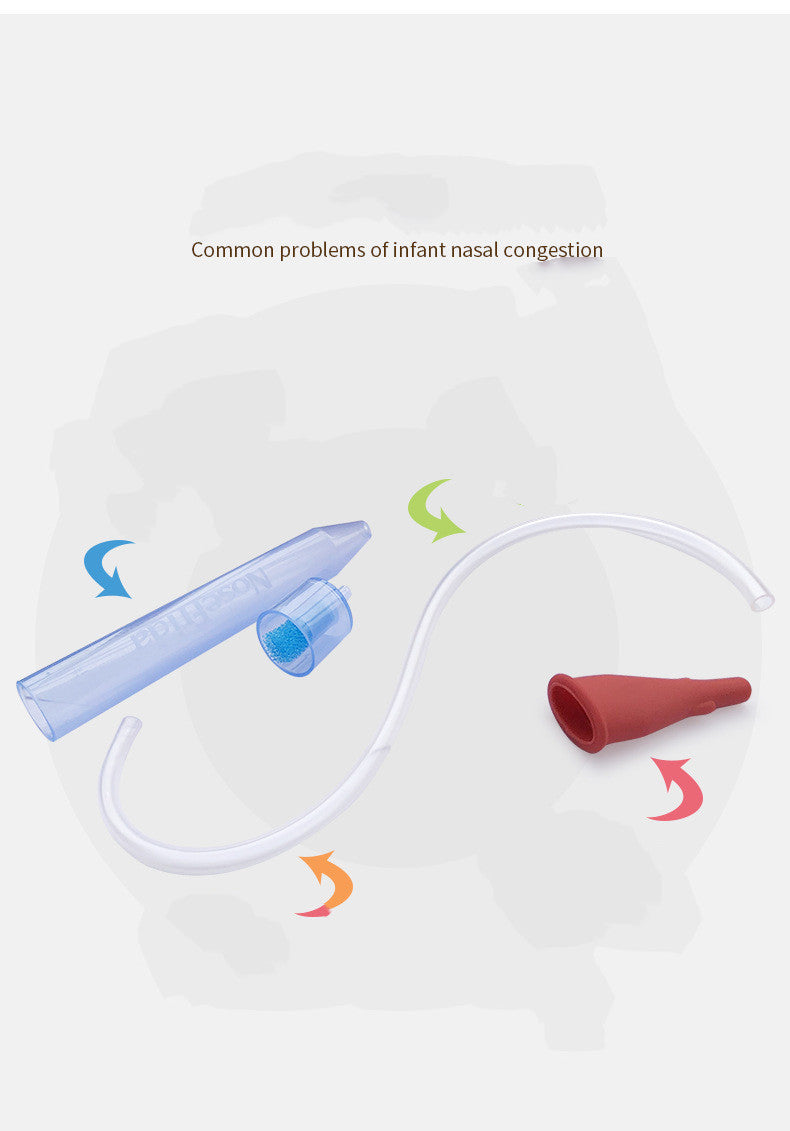 Swedish Silicone Baby Nasal Aspirator – Gentle, Safe & BPA-Free