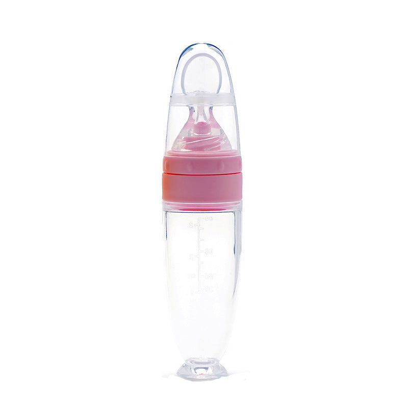 Silicone Squeeze Rice Cereal Bottle for Easy Infant Feeding