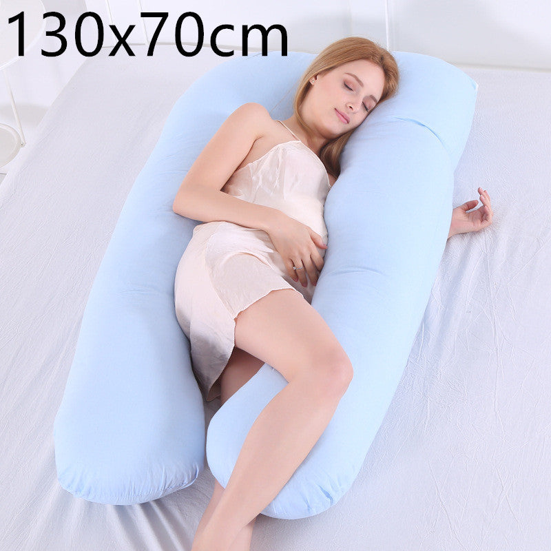 Pregnancy & Maternity Body Pillow – Full Body Support with Removable Cotton Cover