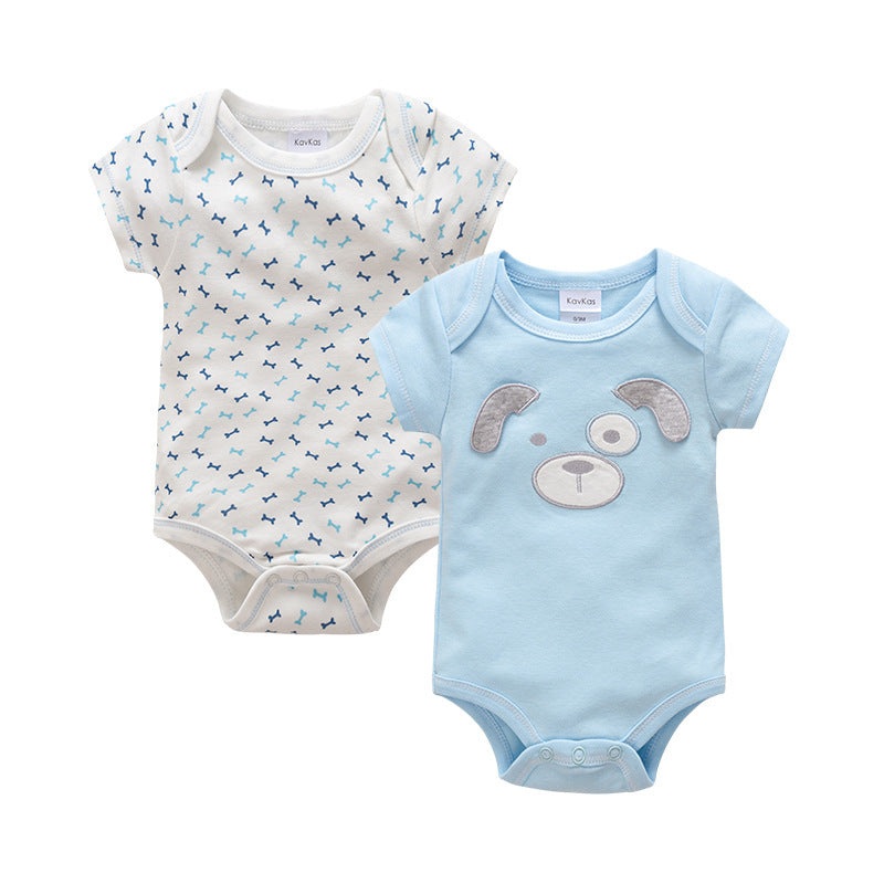 Soft Cotton Triangle Baby Climbing Romper – Seamless Comfort for Newborns