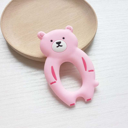 Silicone Baby Teether – Safe & Soft Teething Toy for Infants 3+ Months