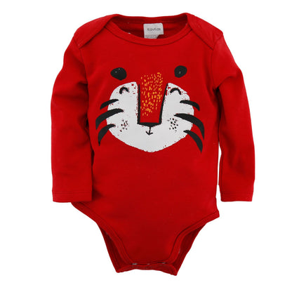Long Sleeve Triangle Crawl Cotton Jumpsuit – Casual Baby Outfit
