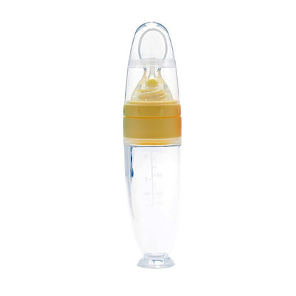 Silicone Squeeze Rice Cereal Bottle for Easy Infant Feeding