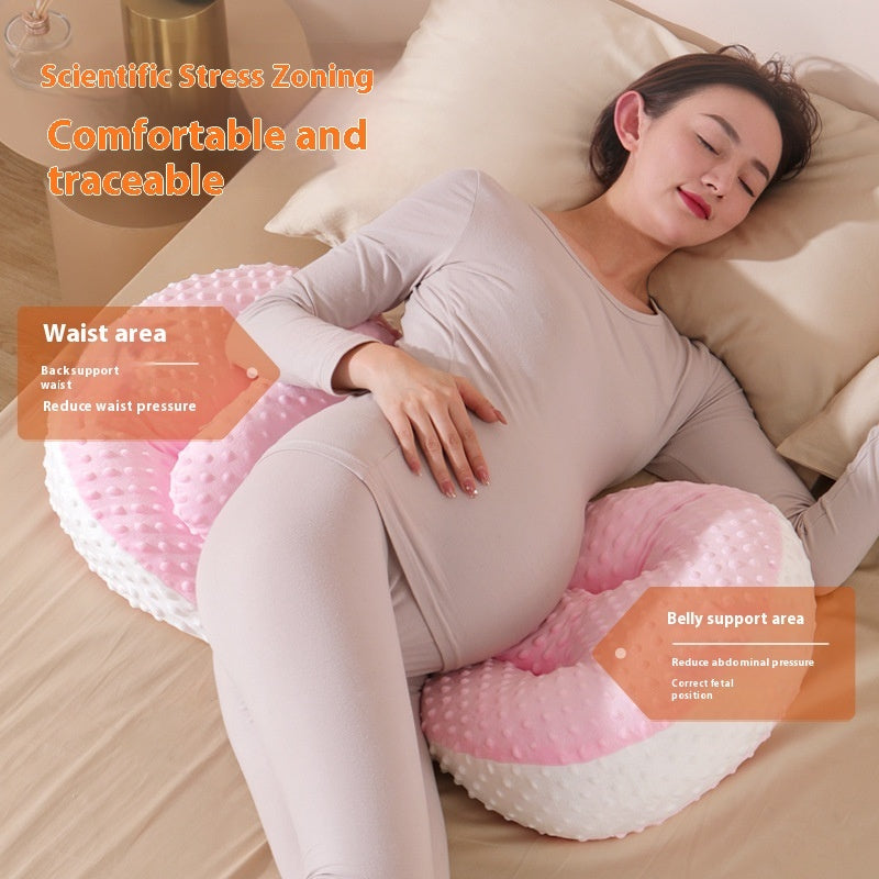 Multifunctional U-Shaped Maternity Pillow – Waist & Side Support for Pregnancy