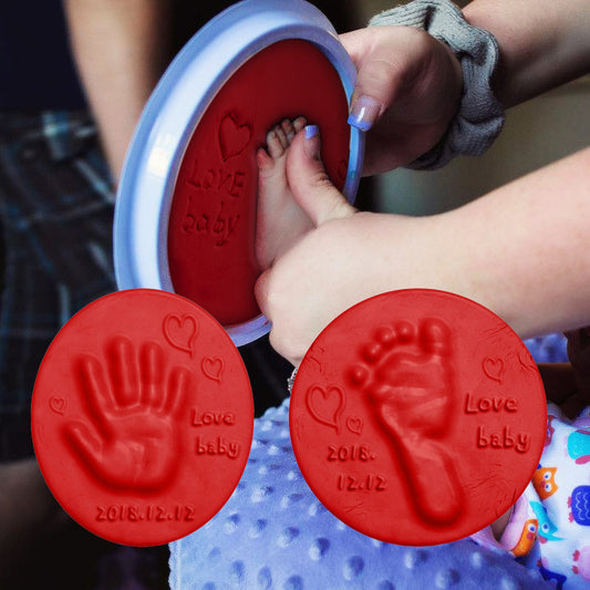 Baby Handprint & Footprint Clay – Non-Toxic Keepsake Kit for 0-6 Months
