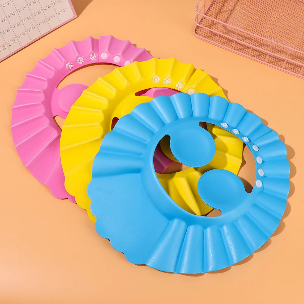 Adjustable Baby Shower Cap – Fun & Protective Bath Time Accessory