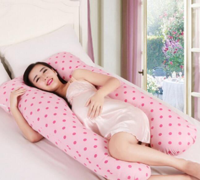 Pregnancy & Maternity Body Pillow – Full Body Support with Removable Cotton Cover