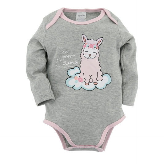 Long Sleeve Triangle Crawl Cotton Jumpsuit – Casual Baby Outfit