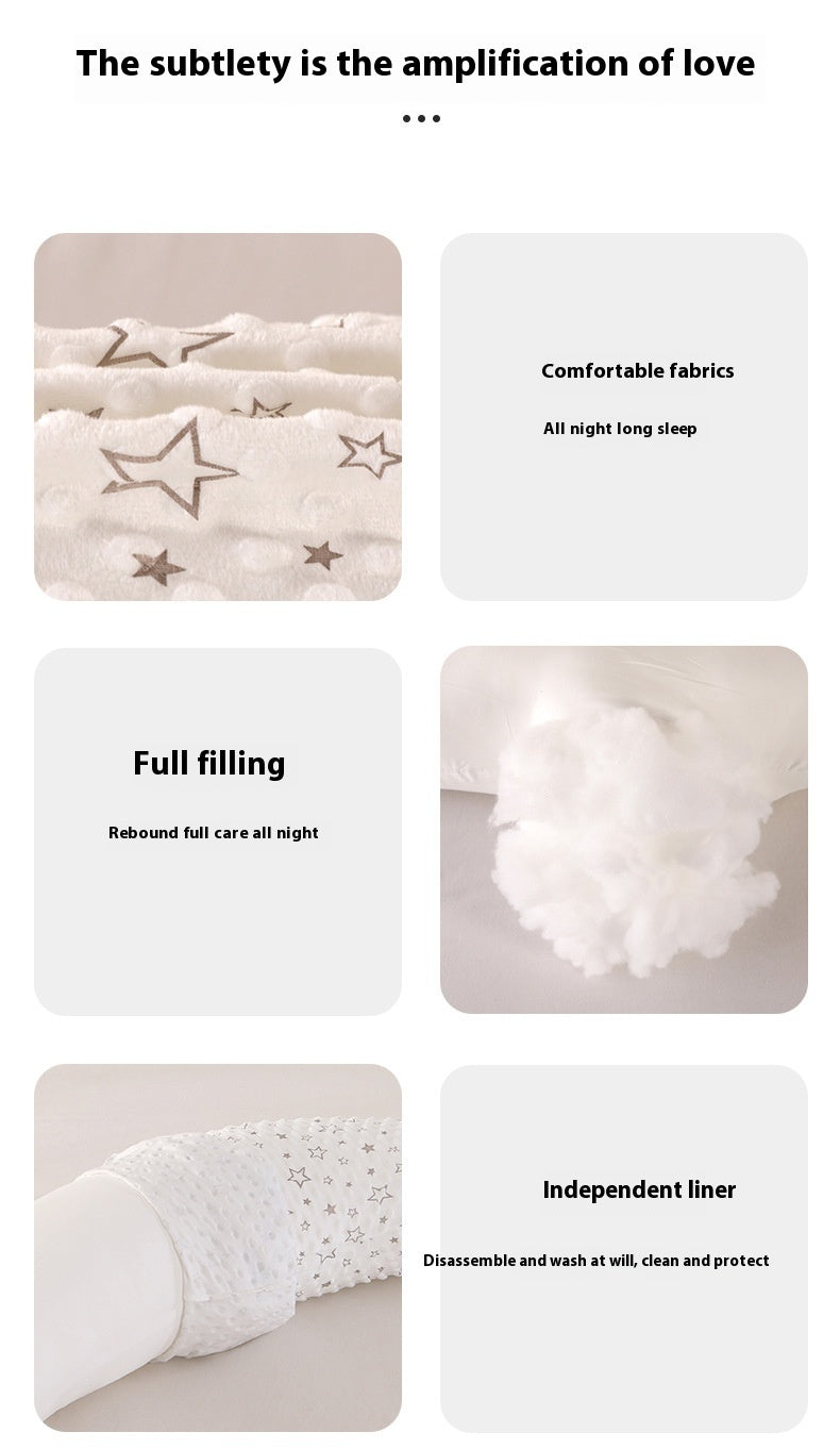 Multifunctional One-Pillow Dual-Purpose Maternity Pillow – Cozy & Versatile Support
