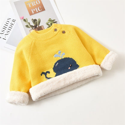 Cozy Cotton Pullover with Motion Elements – Soft-Treated Comfort