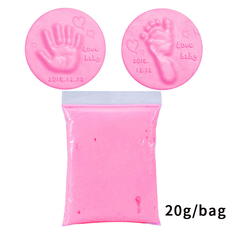 Baby Handprint & Footprint Clay – Non-Toxic Keepsake Kit for 0-6 Months