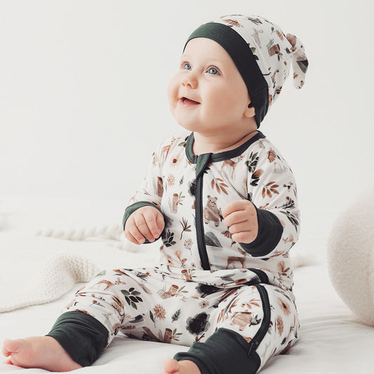 Full Printed Animal One-Piece Clothing for Babies