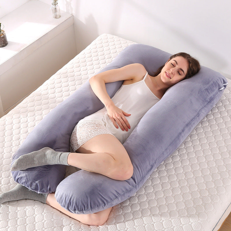Full Body Maternity Pillow – Removable & Washable U-Shape Support for Pregnancy Comfort