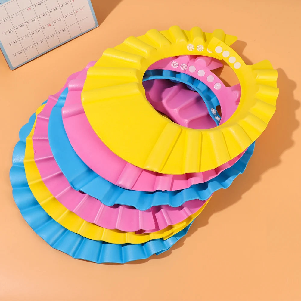 Adjustable Baby Shower Cap – Fun & Protective Bath Time Accessory