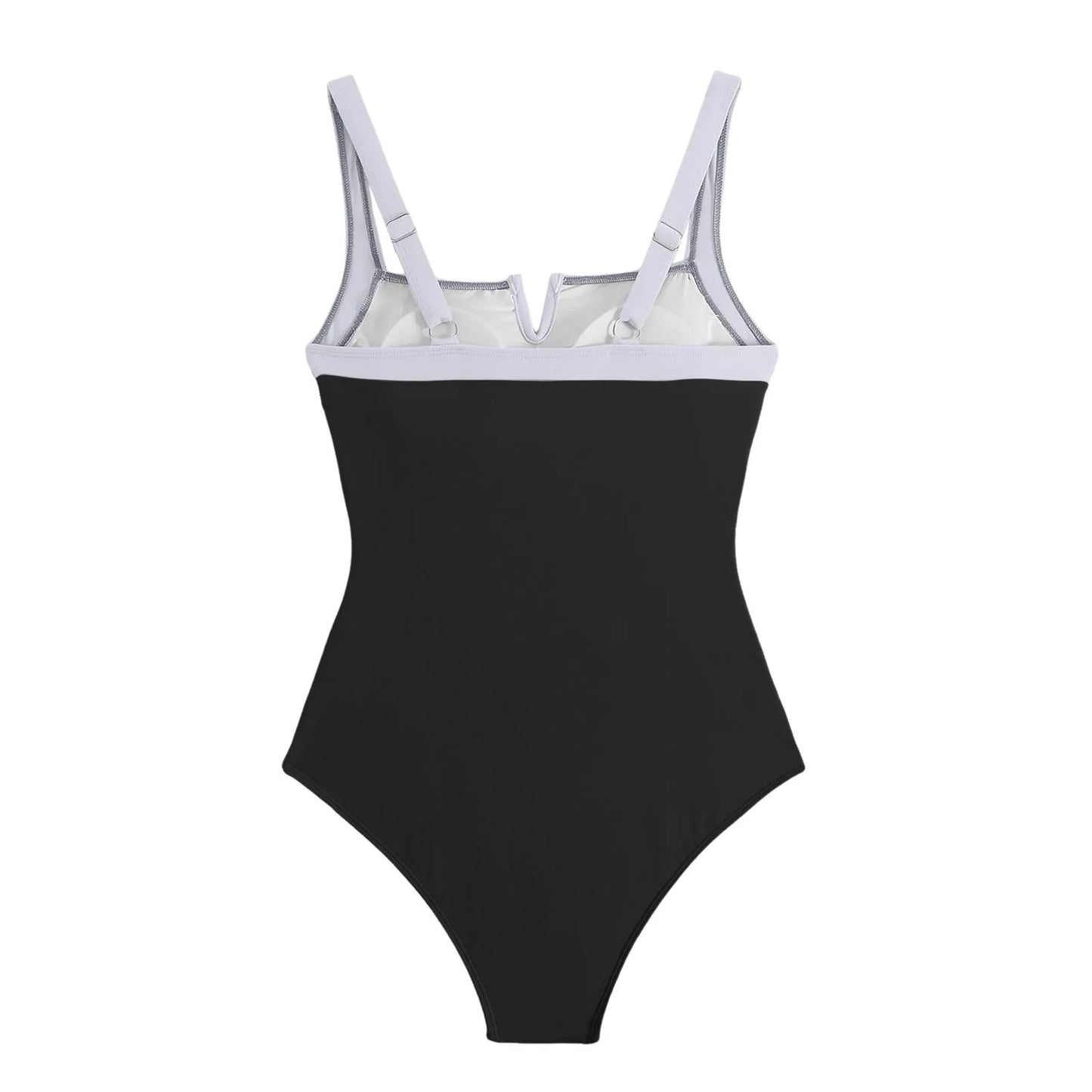 Balck Push Up One Piece Monokini Bikini