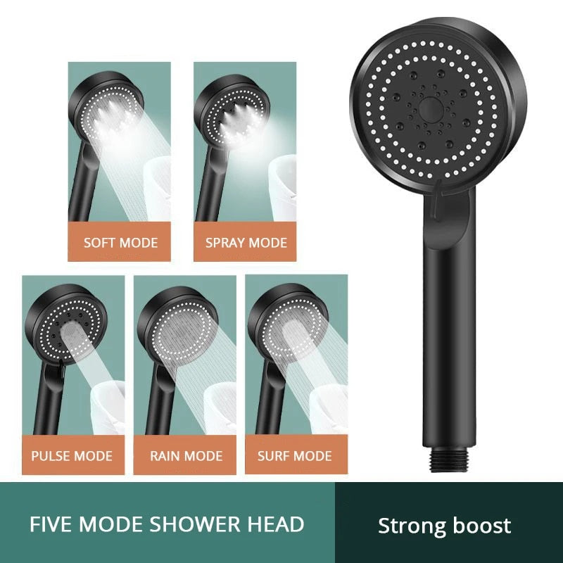 5 Mode Adjustable High Pressure Shower Head