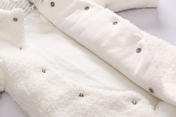 Soft Cotton Baby Jumpsuit – Long Sleeve, Footed & Non-Footed Options