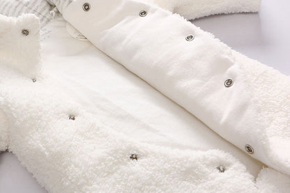 Soft Cotton Baby Jumpsuit – Long Sleeve, Footed & Non-Footed Options