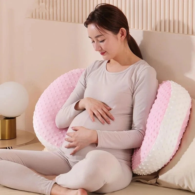 Multifunctional U-Shaped Maternity Pillow – Waist & Side Support for Pregnancy