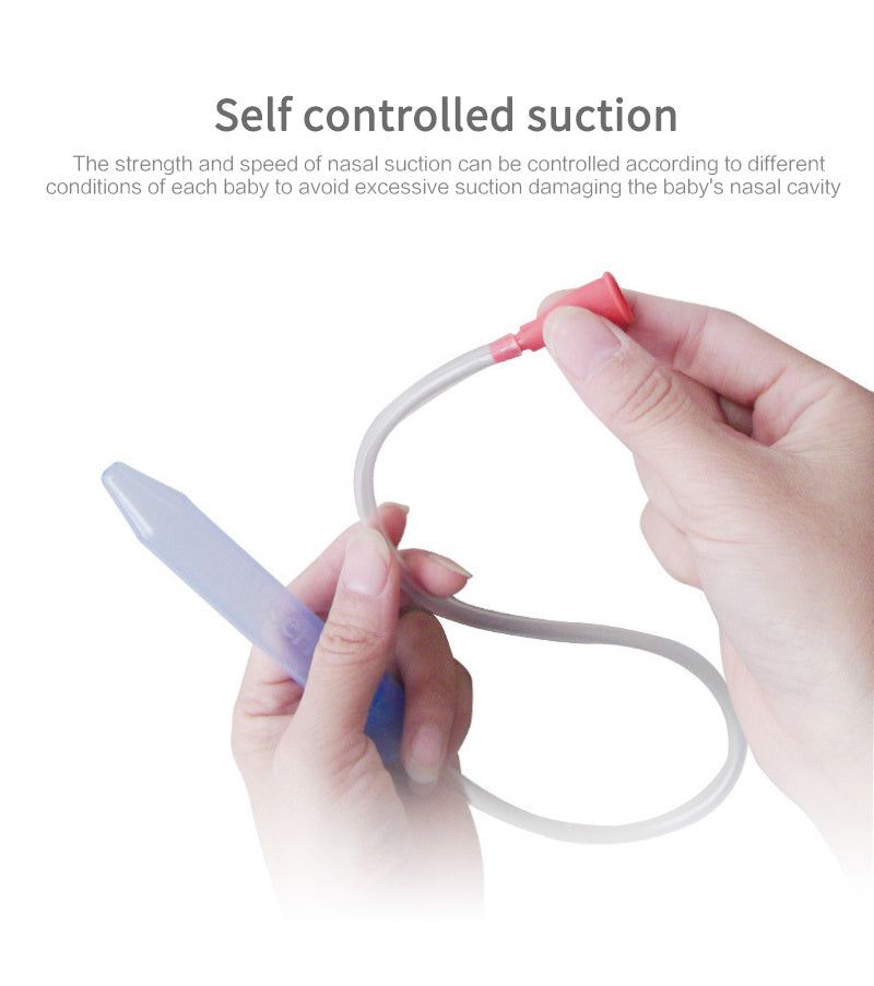 Swedish Silicone Baby Nasal Aspirator – Gentle, Safe & BPA-Free