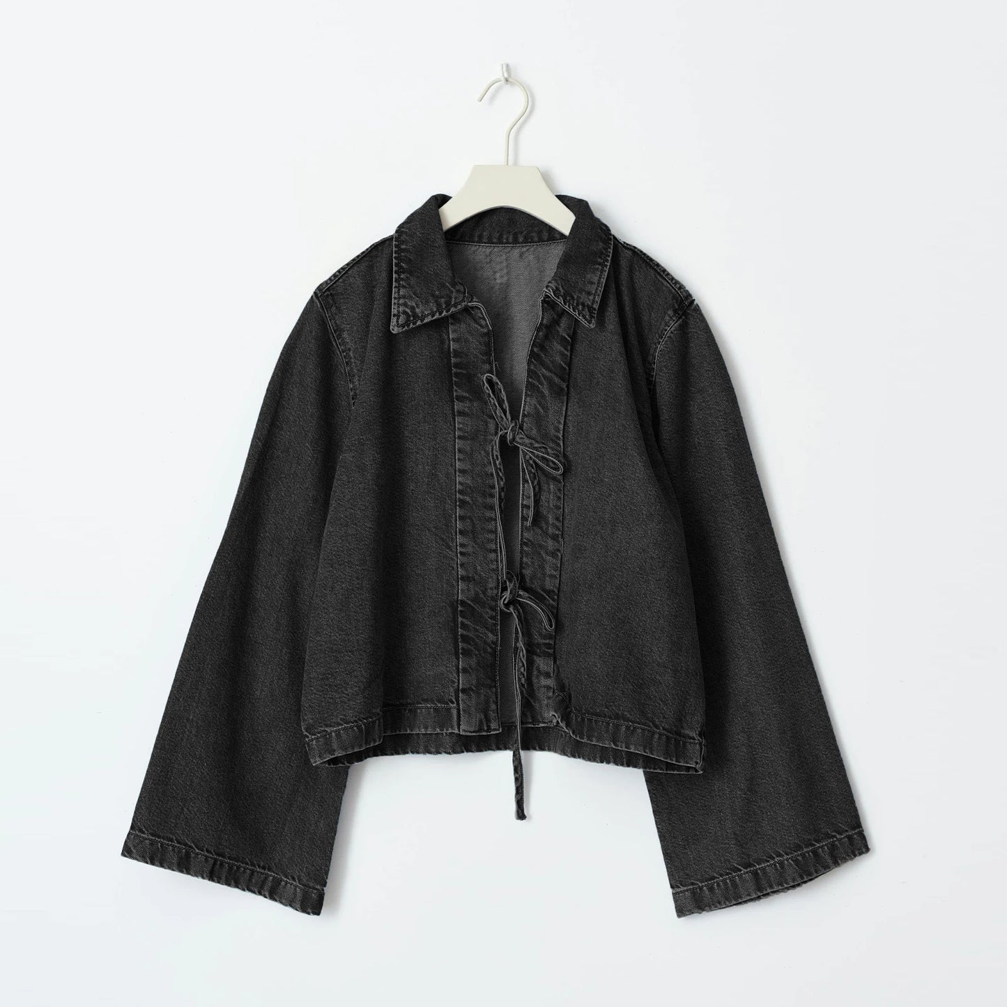 Tie Front Denim Jackets