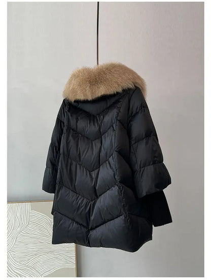 Furry Collar Lightweight Puffer Coats