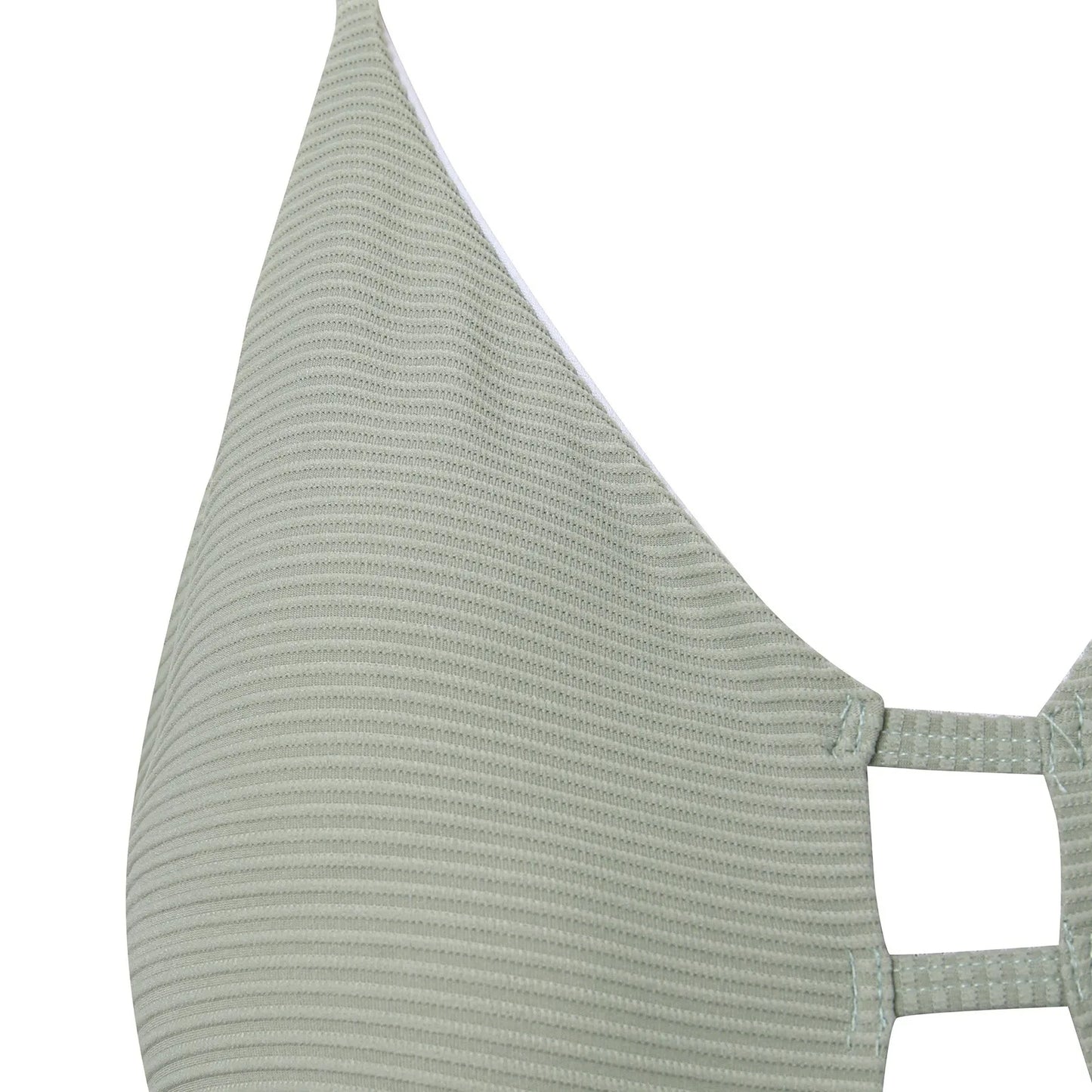 Maternity Ribbed Swimsuit Top – Vintage-Style Summer Swimwear for Pregnant Women